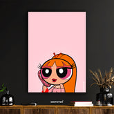Blossom Powerpuff Girls Art Poster